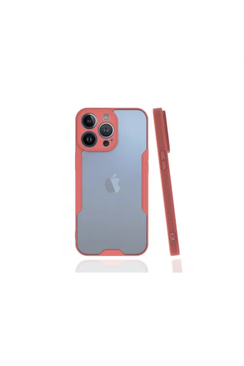 Apple İphone 13 Pro Kılıf Platin Silikon - Pembe