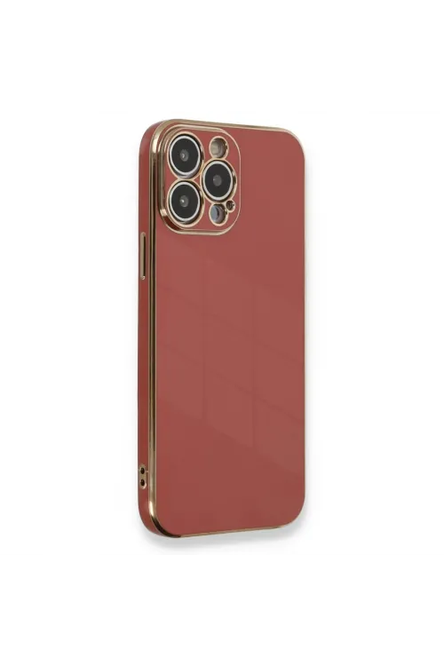 Apple İphone 13 Pro Kılıf Volet Silikon - Kırmızı