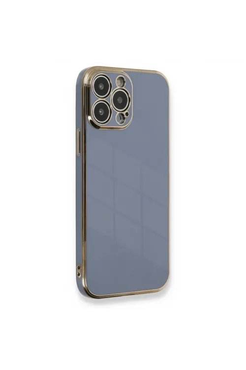 Apple İphone 13 Pro Kılıf Volet Silikon - Mavi