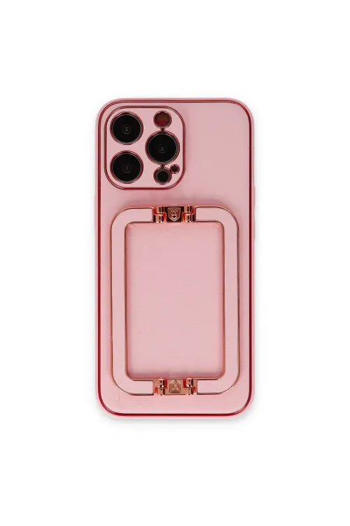 Apple İphone 13 Pro Max Kılıf Coco Elit Kapak - Pembe