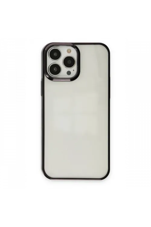 Apple iPhone 13 Pro Max Kılıf Element Silikon - Siyah