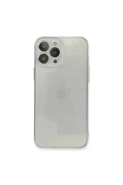 Apple İphone 13 Pro Max Kılıf Fly Lens Silikon - Şeffaf