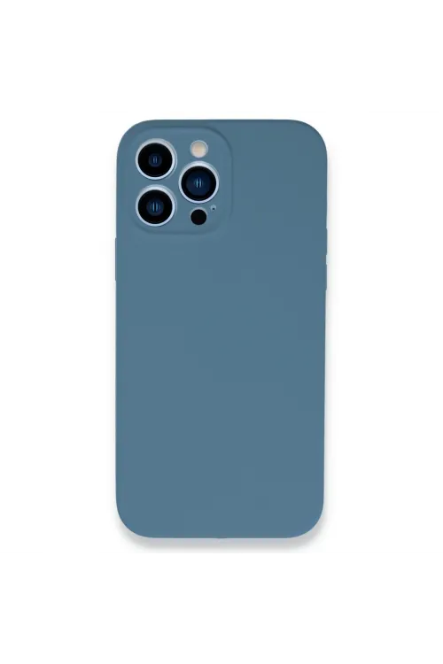 Apple İphone 13 Pro Max Kılıf Lansman Legant Silikon - Açık Mavi