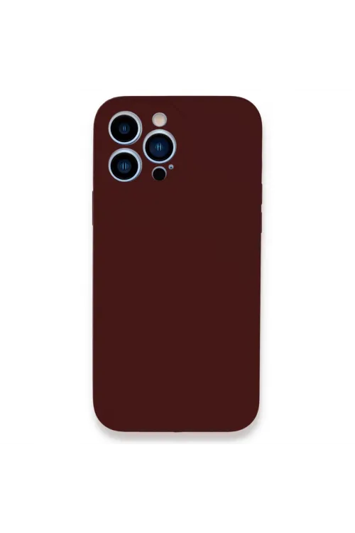 Apple İphone 13 Pro Max Kılıf Lansman Legant Silikon - Bordo