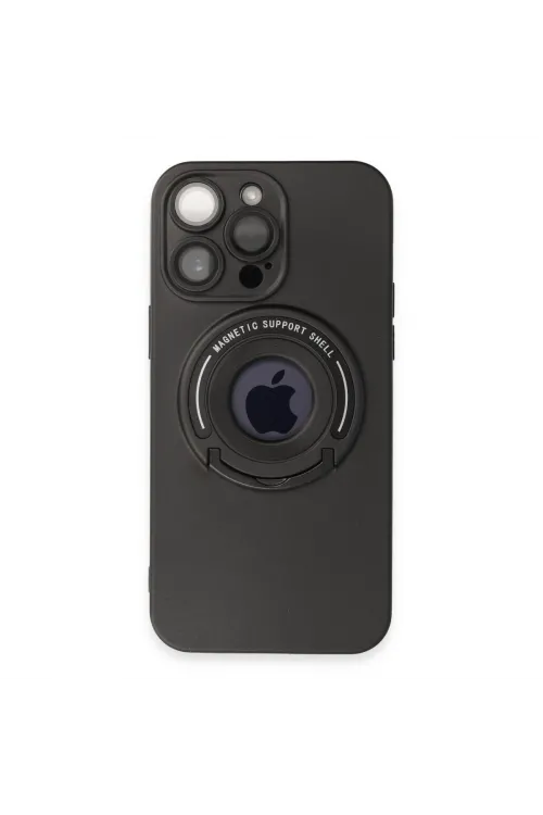 Apple İphone 13 Pro Max Kılıf Lukka Magneticsafe Kapak - Siyah