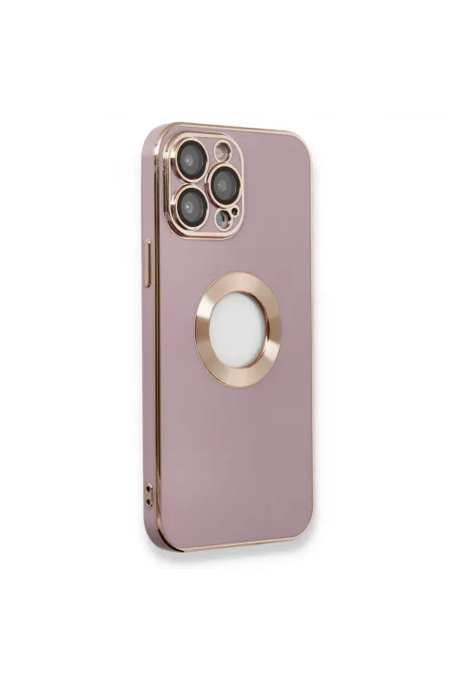 Apple İphone 13 Pro Max Kılıf Store Silikon - Mor