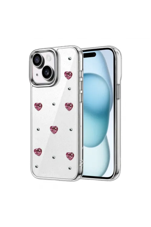 Apple İphone 14 Fiyonk Desenli Kapak - Desen 3