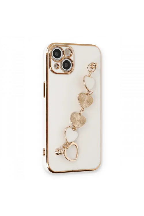 Apple iPhone 14 Kılıf Esila Silikon - Beyaz