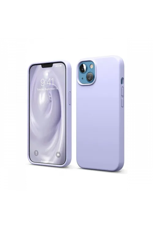 Apple iPhone 14 Kılıf First Silikon - Lila