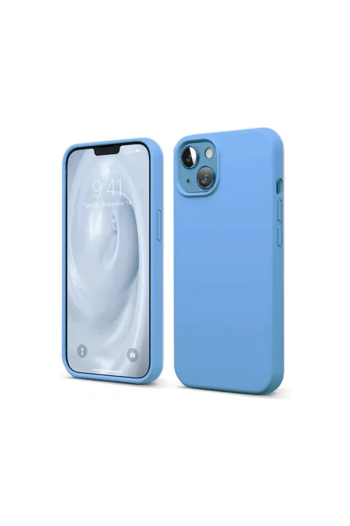 Apple İphone 14 Kılıf First Silikon - Mavi