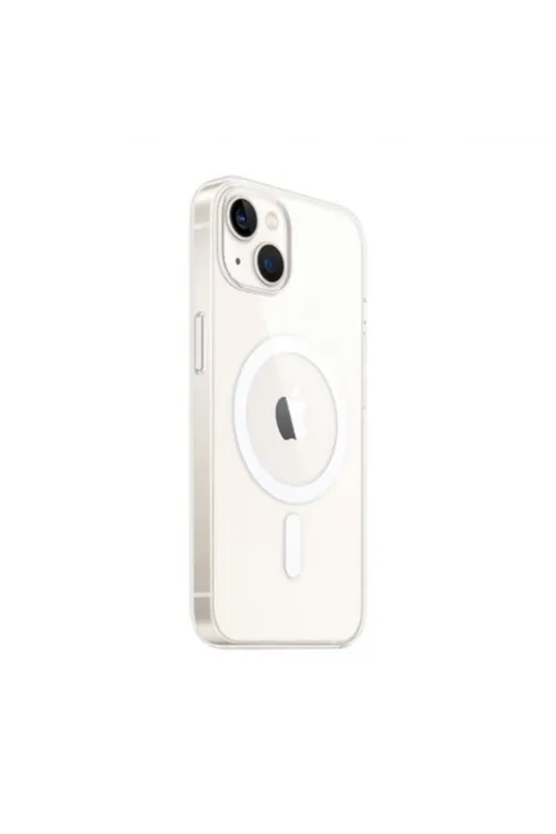 Apple İphone 14 Kılıf Magneticsafe Şeffaf Silikon - Şeffaf
