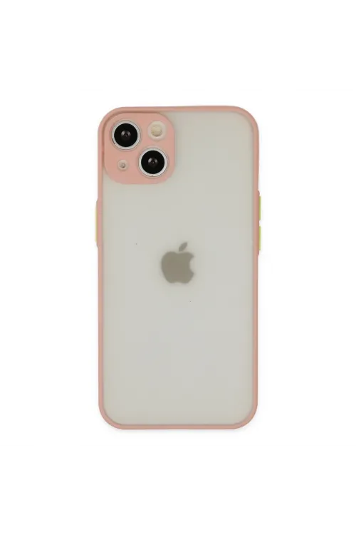 Apple İphone 14 Kılıf Montreal Silikon Kapak - Pembe