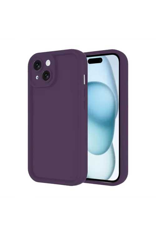 Apple İphone 14 Kılıf Viera Silikon - Mor