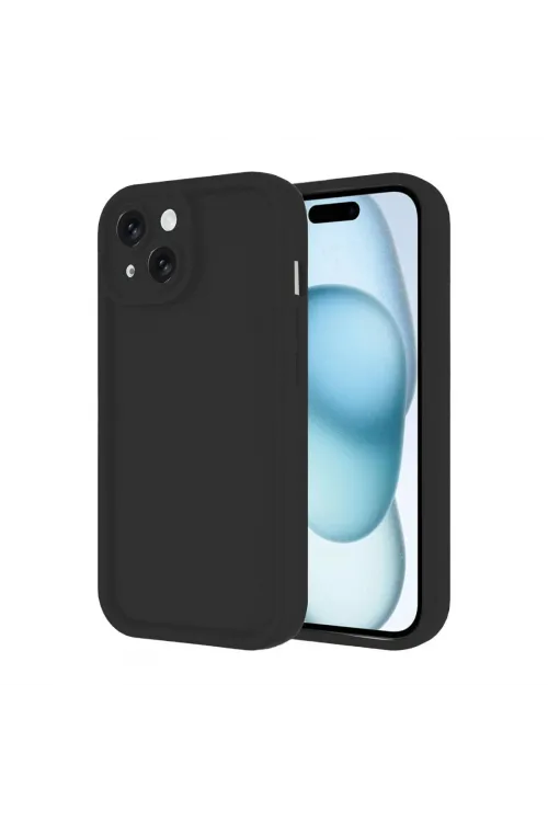 Apple İphone 14 Kılıf Viera Silikon - Siyah
