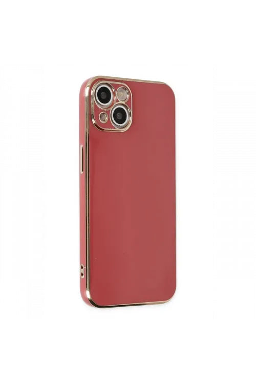 Apple iPhone 14 Kılıf Volet Silikon - Kırmızı
