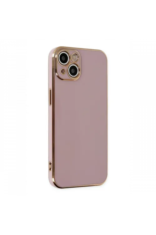 Apple iPhone 14 Kılıf Volet Silikon - Mor