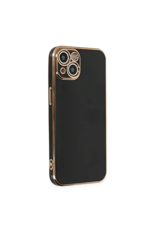 Apple İphone 14 Kılıf Volet Silikon - Siyah