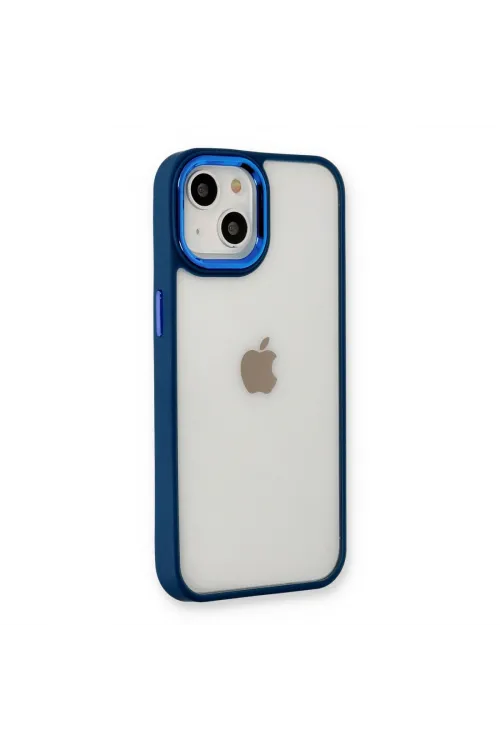 Apple İphone 14 Plus Kılıf Dora Kapak - Mavi