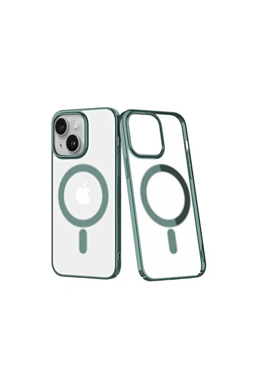 Apple İphone 14 Plus Kılıf Element Magneticsafe Sert Kapak - Köknar Yeşili