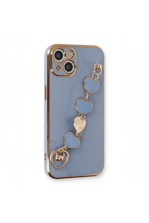 Apple iPhone 14 Plus Kılıf Esila Silikon - Gri