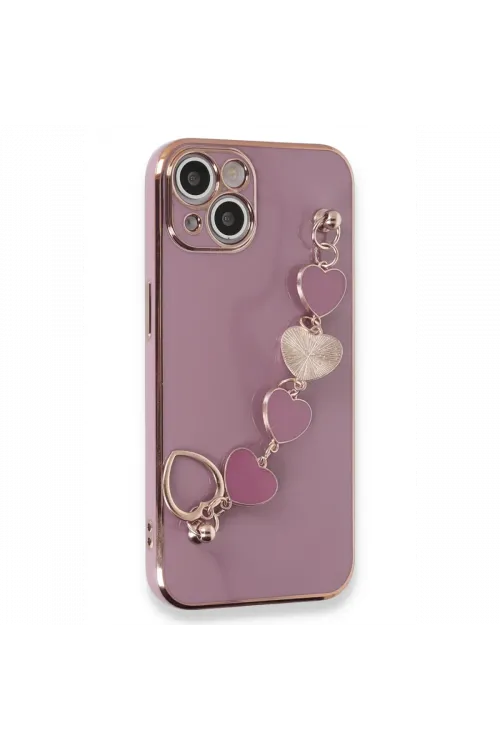 Apple iPhone 14 Plus Kılıf Esila Silikon - Mor