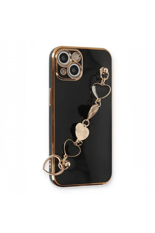 Apple iPhone 14 Plus Kılıf Esila Silikon - Siyah
