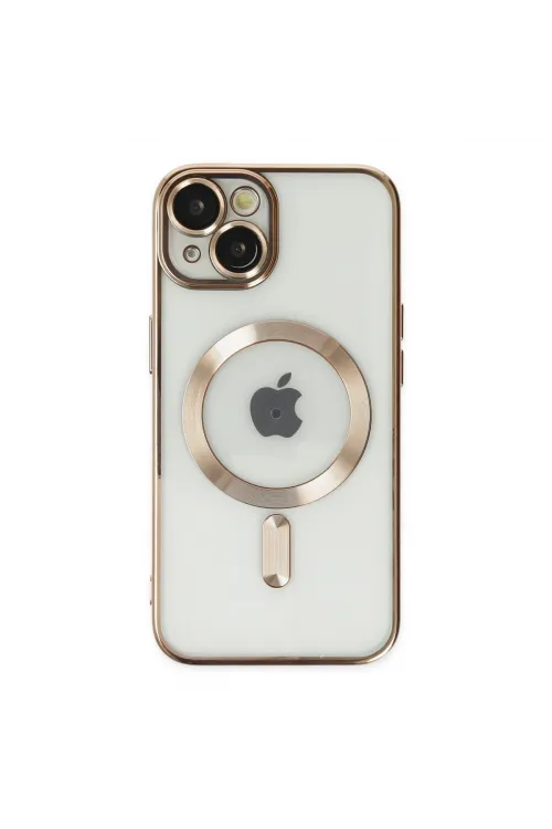 Apple İphone 14 Plus Kılıf Kross Magneticsafe Kapak - Gold