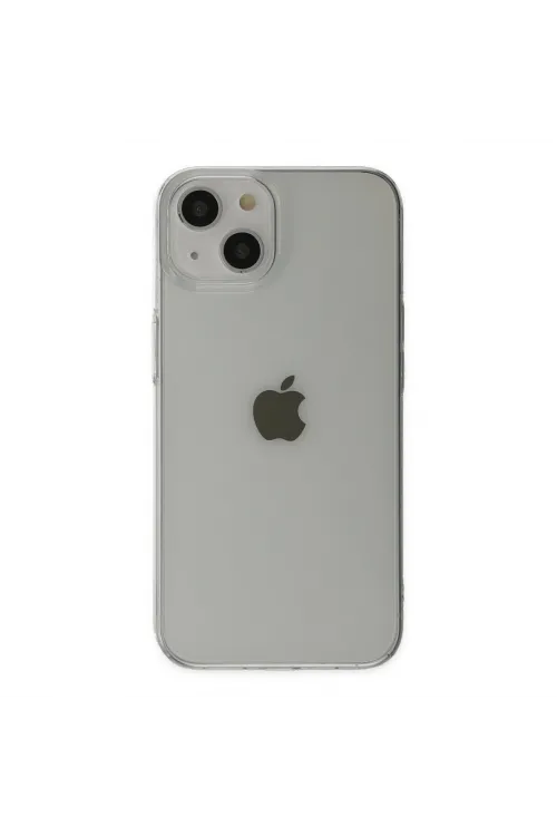 Apple İphone 14 Plus Kılıf Pc Sert Şeffaf Kapak - Şeffaf