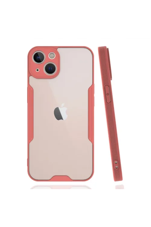 Apple İphone 14 Plus Kılıf Platin Silikon - Pembe