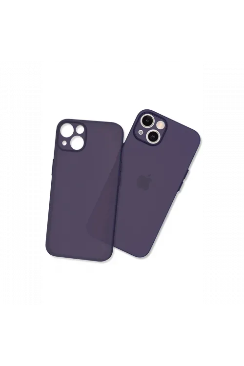 Apple iPhone 14 Plus Kılıf Puma Silikon - Koyu Mor