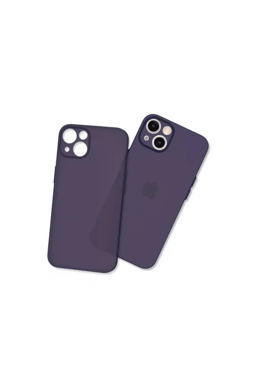 Apple İphone 14 Plus Kılıf Puma Silikon - Koyu Mor