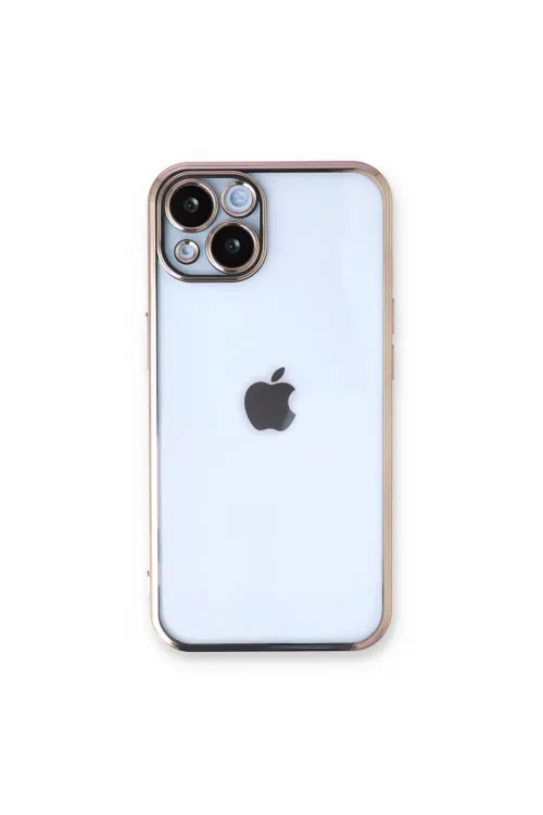 Apple İphone 14 Plus Kılıf Razer Lensli Silikon - Gold