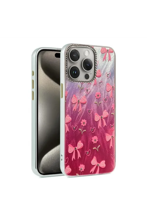 Apple İphone 14 Pro Kılıf Blade Aynalı Desenli Kapak - Desen 3