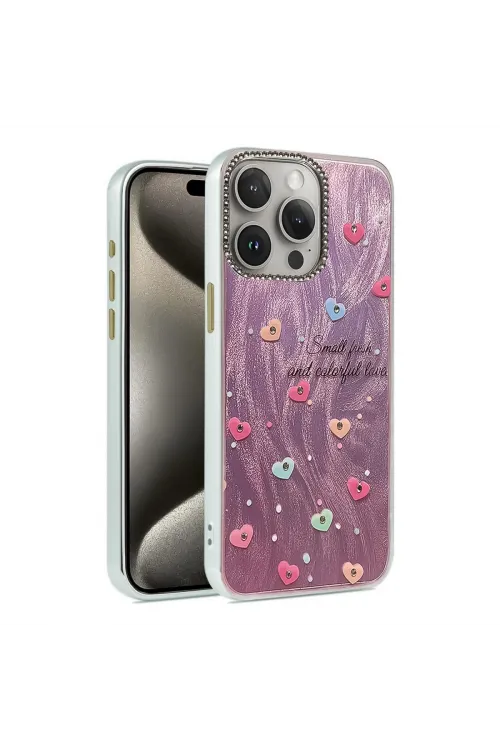 Apple İphone 14 Pro Kılıf Blade Aynalı Desenli Kapak - Desen 8