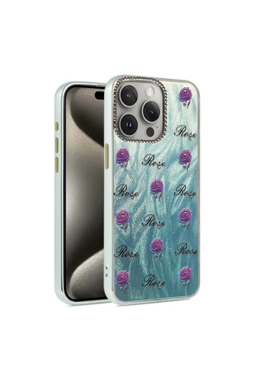 Apple İphone 14 Pro Kılıf Blade Aynalı Desenli Kapak - Desen 9