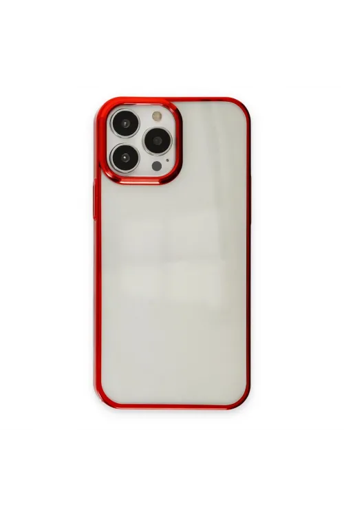 Apple İphone 14 Pro Kılıf Element Silikon - Kırmızı