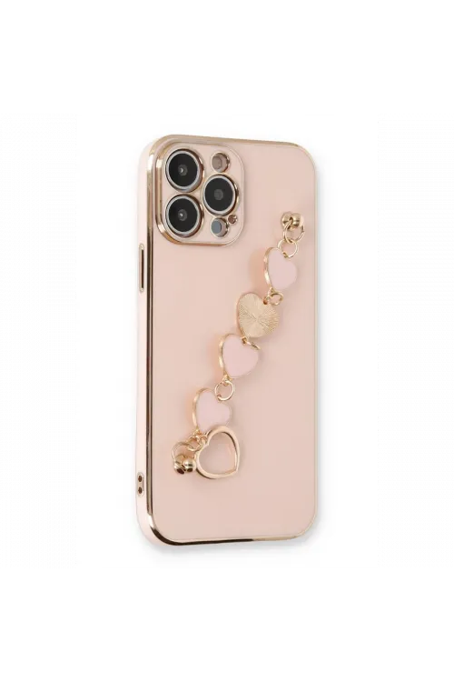 Apple iPhone 14 Pro Kılıf Esila Silikon - Pudra