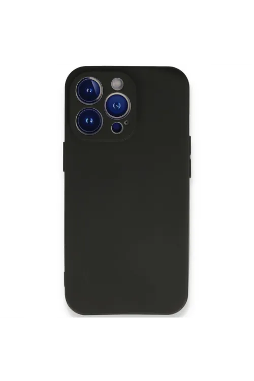 Apple İphone 14 Pro Kılıf First Silikon - Siyah