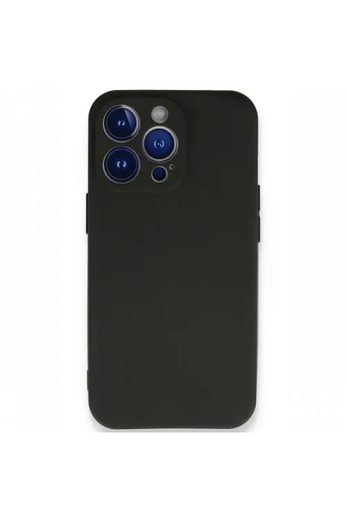 Apple iPhone 14 Pro Kılıf First Silikon - Siyah