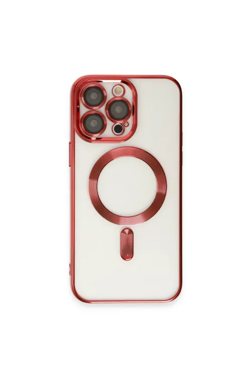 Apple İphone 14 Pro Kılıf Kross Magneticsafe Kapak - Kırmızı