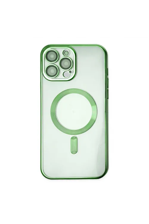 Apple İphone 14 Pro Kılıf Kross Magneticsafe Kapak - Koyu Yeşil