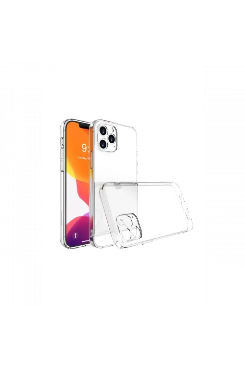 Apple iPhone 14 Pro Kılıf Lüx Şeffaf Silikon