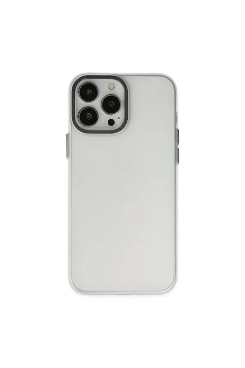 Apple İphone 14 Pro Kılıf Modos Metal Kapak - Şeffaf