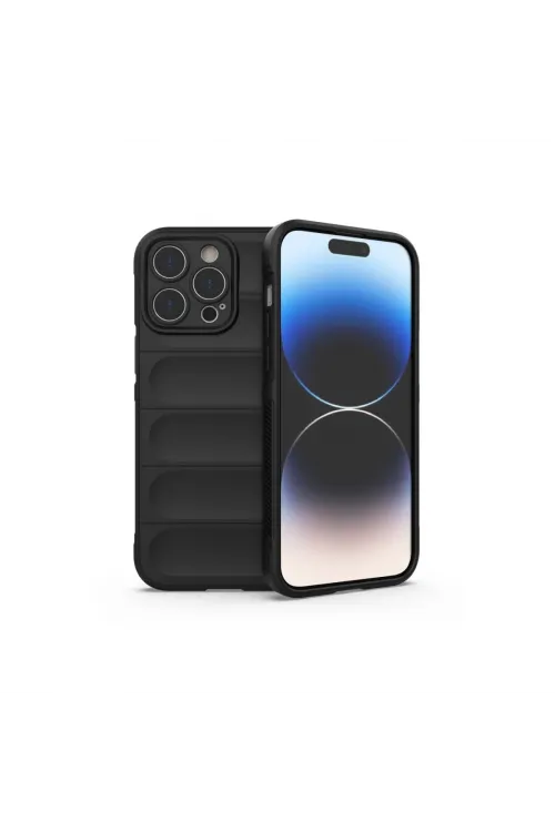 Apple İphone 14 Pro Kılıf Optimum Silikon - Siyah
