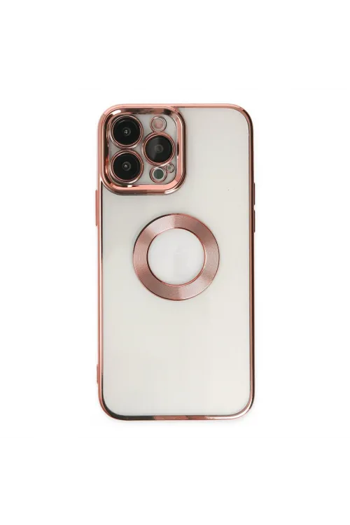 Apple İphone 14 Pro Kılıf Slot Silikon - Rose Gold