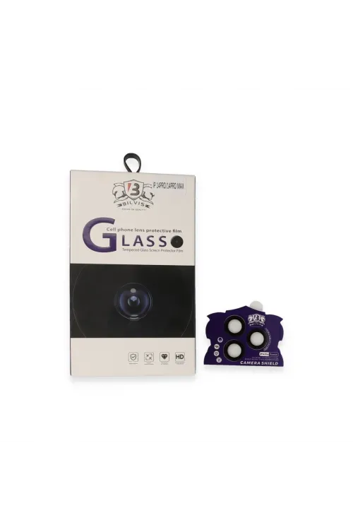 Apple İphone 14 Pro Max Bilvis Titan Kamera Lens - Siyah