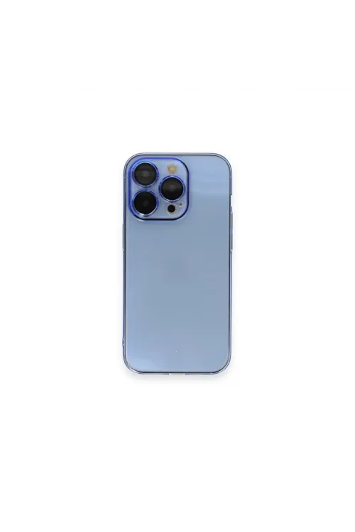 Apple İphone 14 Pro Max Kılıf Armada Lensli Kapak - Sierra Blue