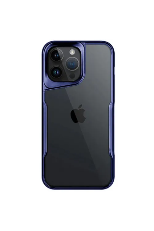 Apple İphone 14 Pro Max Kılıf Boyi Silikon Kapak - Lacivert