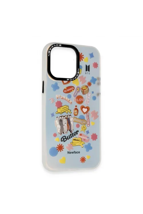 Apple İphone 14 Pro Max Kılıf Estoril Desenli Kapak - Estoril - 16