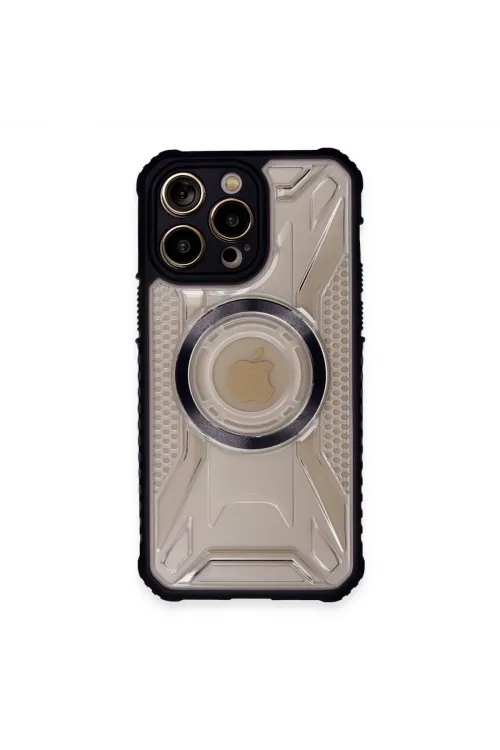 Apple İphone 14 Pro Max Kılıf Prag Magneticsafe Kapak - Siyah
